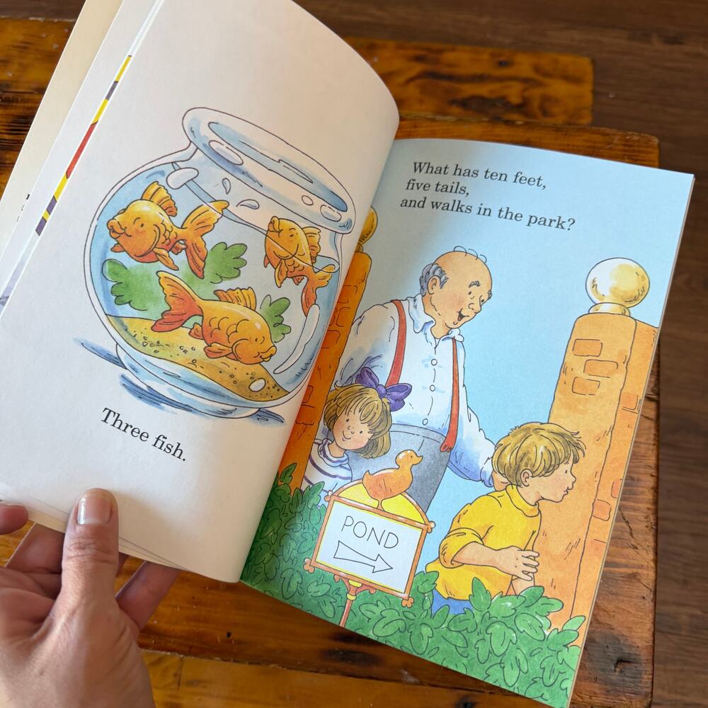 Vintage 1996 How Many Feet? How Many Tails? A Book Of Math Riddles Paperback - Picture 5 of 10